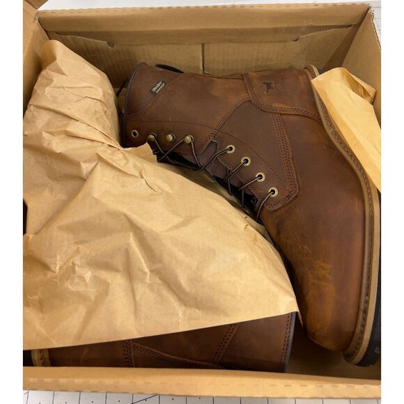 Men's Irish Setter Mesabi 8" WP Logger Work Boots Outdoor Sz. 11EE Brown Leather - Picture 10 of 11